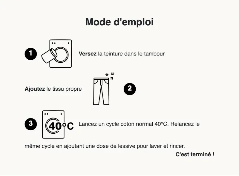 Teinture textile Haute Couture – Brun espresso – Image 2