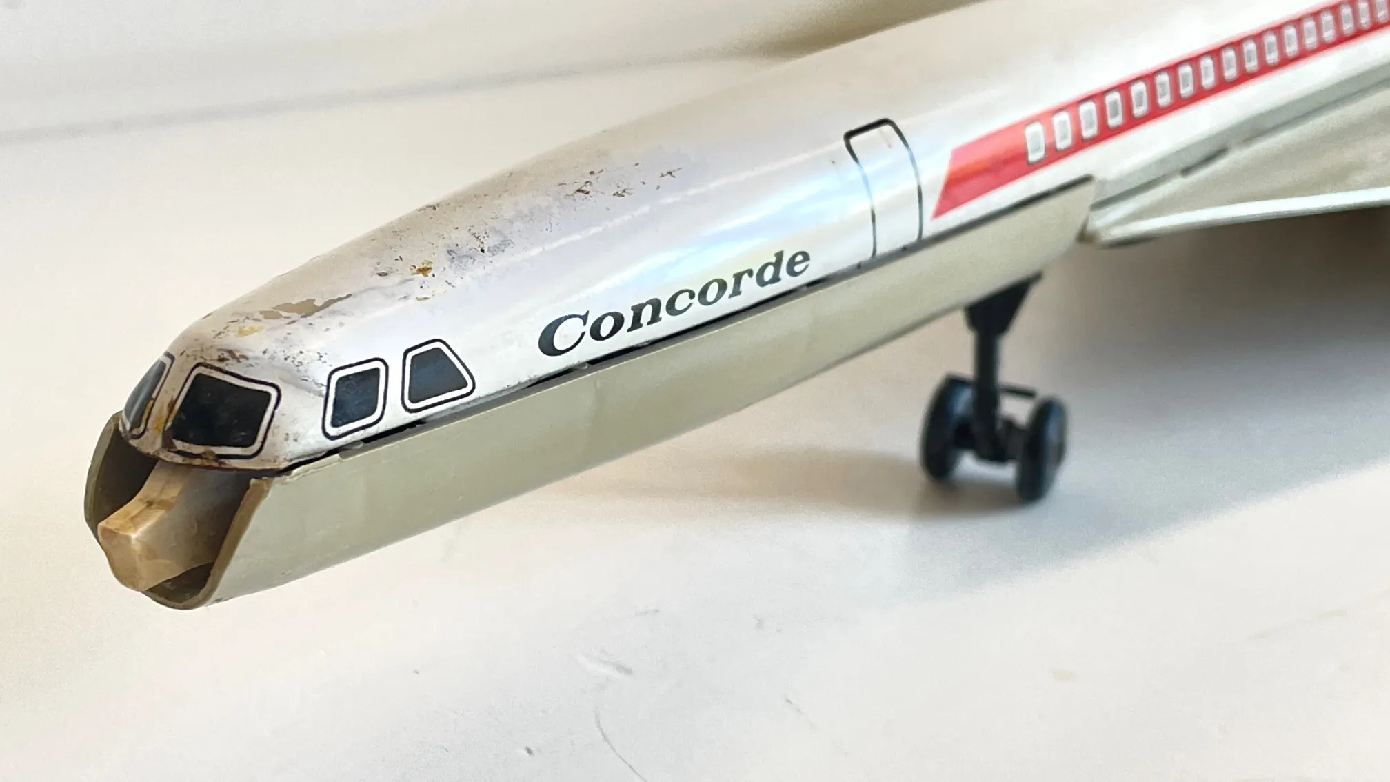 Avion CONCORDE Jouet Métal JOUSTRA Vintage – Image 7